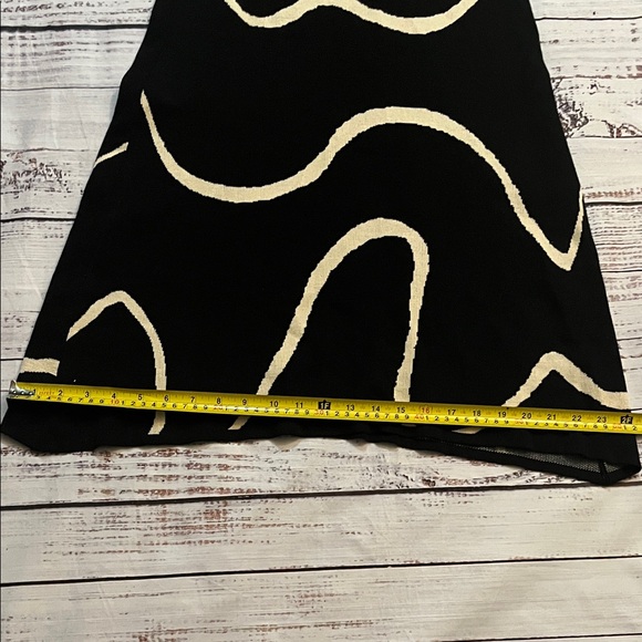 RIHOAS The Black Wave Mermaid Hem Knit Midi Dress - Picture 6 of 8